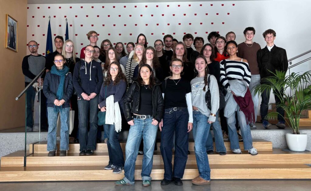 Schülerinnen und Schüer beim Deutsch-Französischen Entdeckungstag