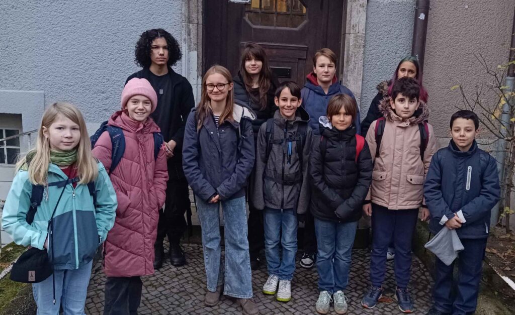 Teilnehmerinnen und Teilnehmer der Mathe-Olympiade