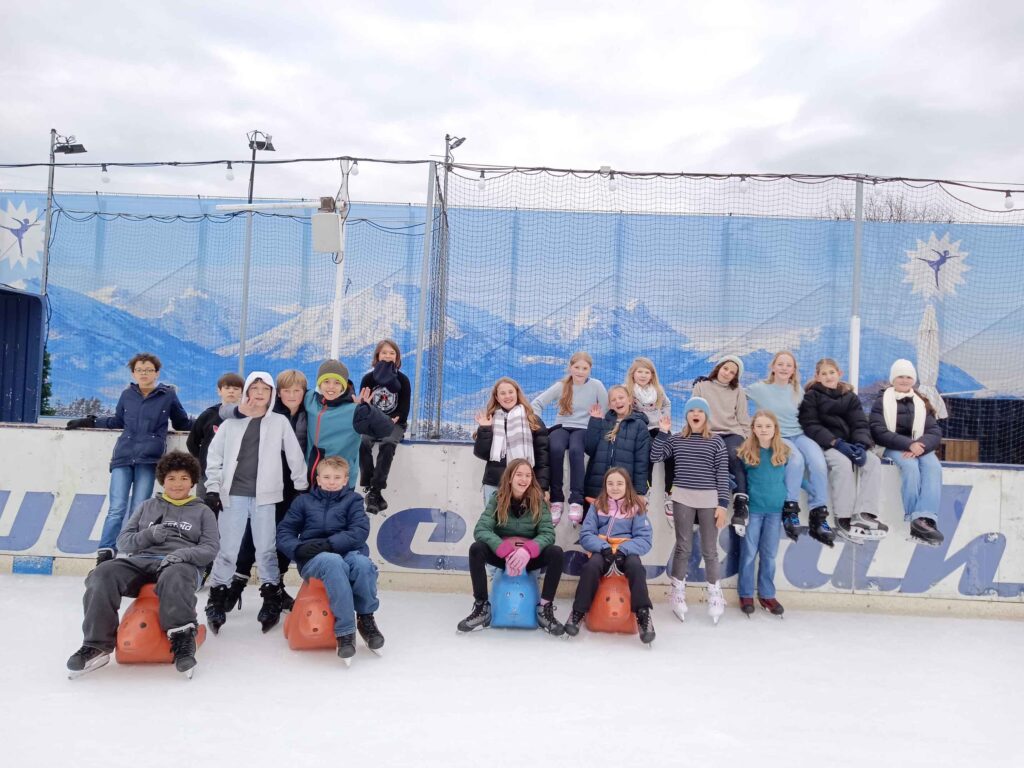 Wandertag der 6a zum Schlittschuhlaufen Rückert-Gymnasium Berlin
