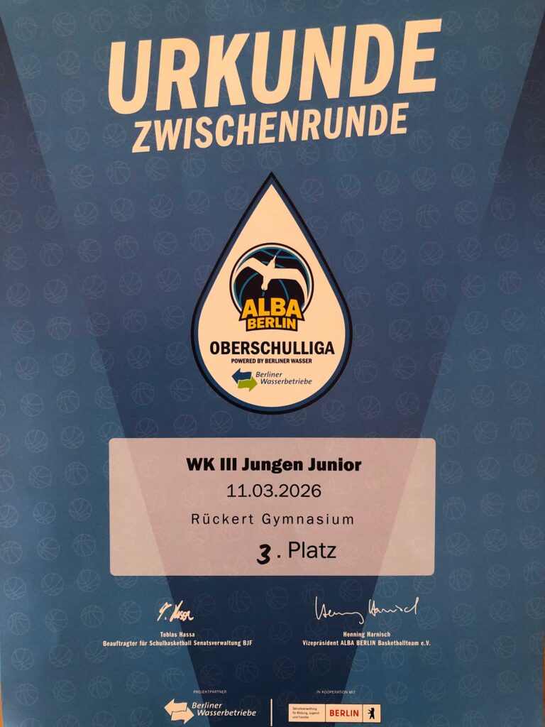 ZwischenrundeBasketball Rückert-Gymnasium Berlin